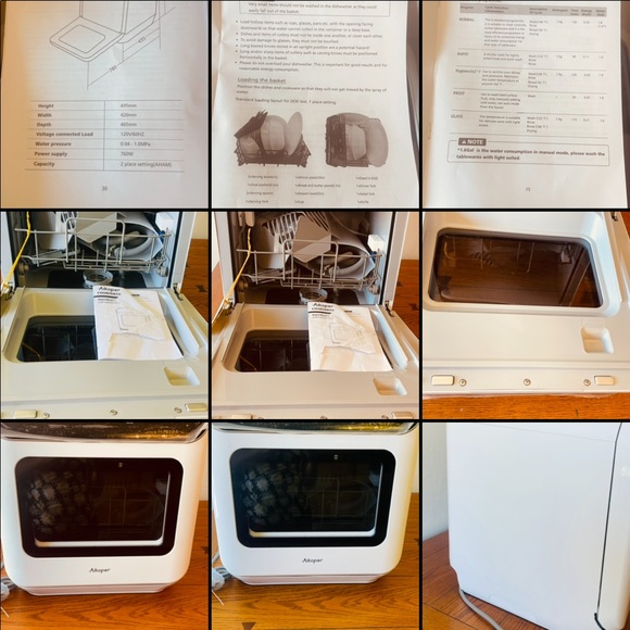 Aikoper counter top dishwasher brand new - Picture 2 of 16